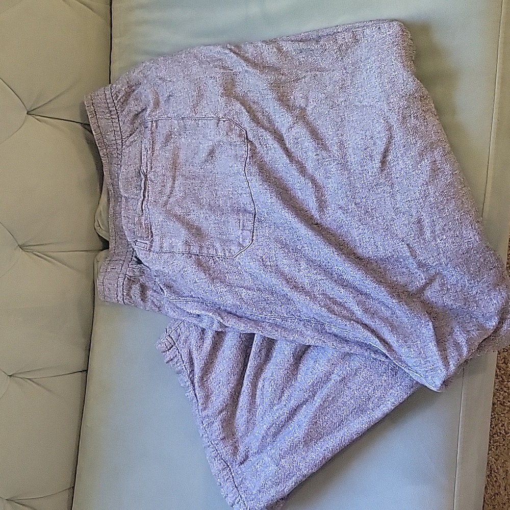 GUC Wide Leg Linen Blend Pants